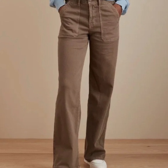 American Eagle Dreamy Drape Woven Super Hi Rise
Baggy Wide Leg Pants, Size 2 - Picture 1 of 6